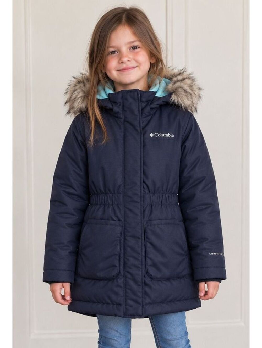 NWOT Columbia Nordic Strider Winter Parka Girls S 7/8 Omni-Heat Outgrown